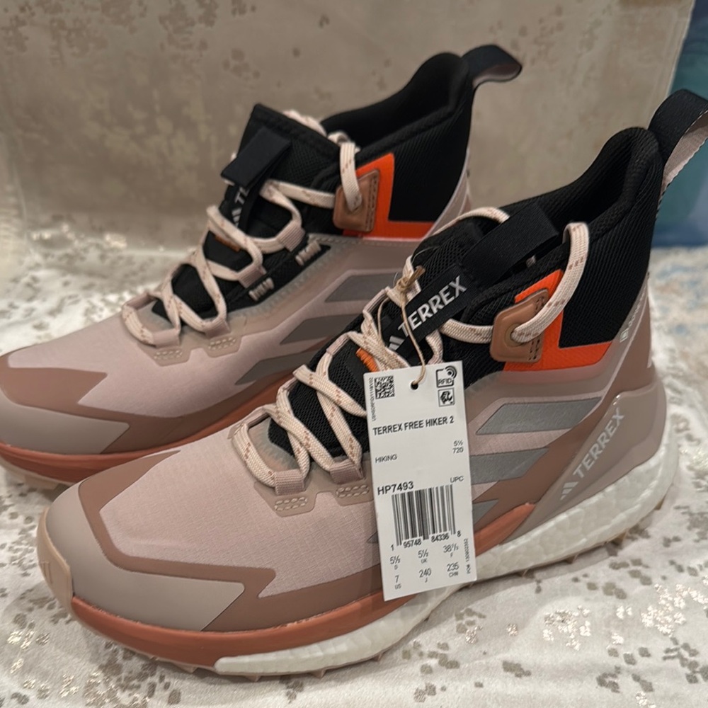 Adidas Terrex Free Hiker 2 Sneakers - Pink and Black